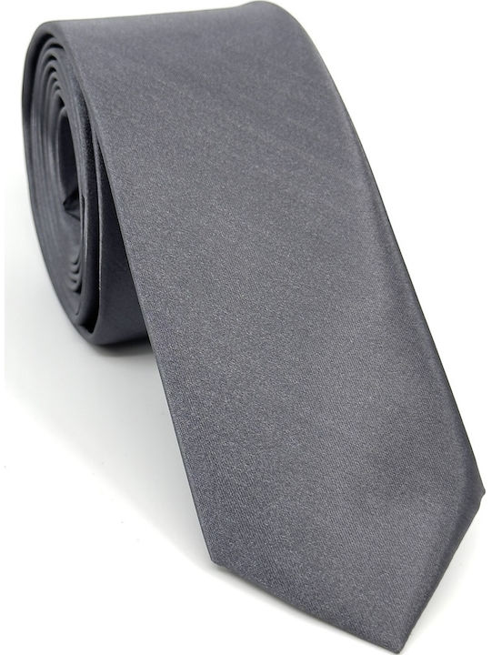 Legend Accessories Σετ Ανδρικής Γραβάτας σε Γκρι Χρώμα