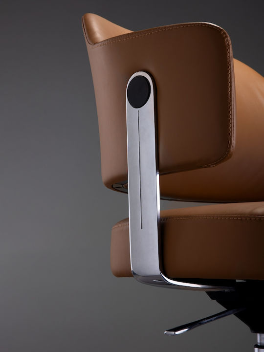 ErgoAction Lauren Office Chair With Tan Arms
