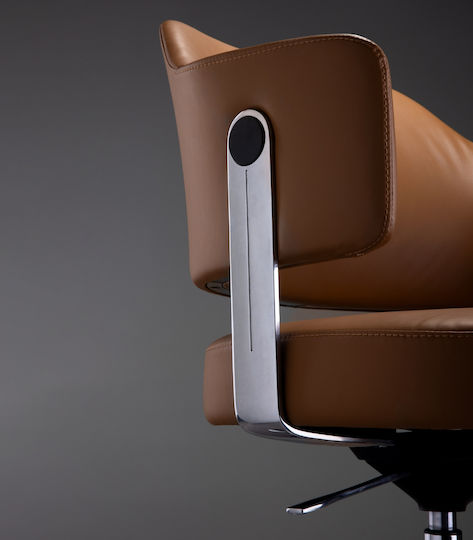 ErgoAction Lauren Office Chair With Tan Arms