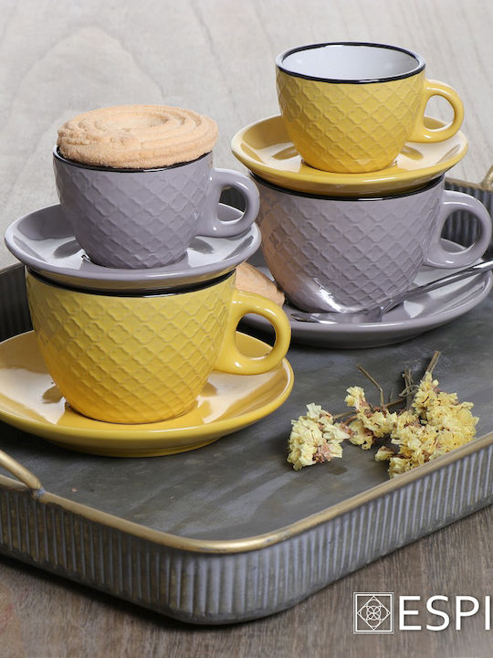 Espiel Divine Set de Linguri Desert / Înghețată Inoxidabile Argintiu 14cm 12buc