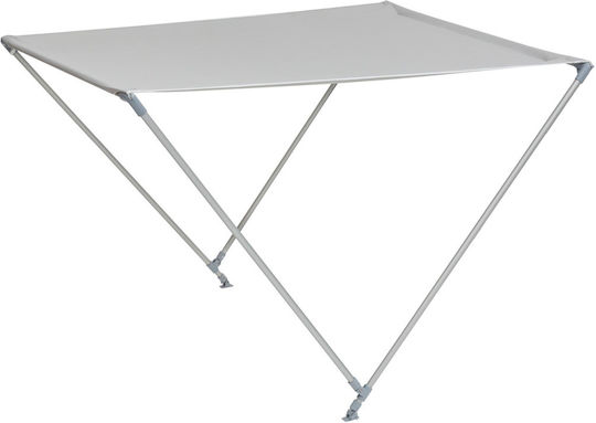 Eval Aluminium Boat Canopy L250xW160xH110cm White