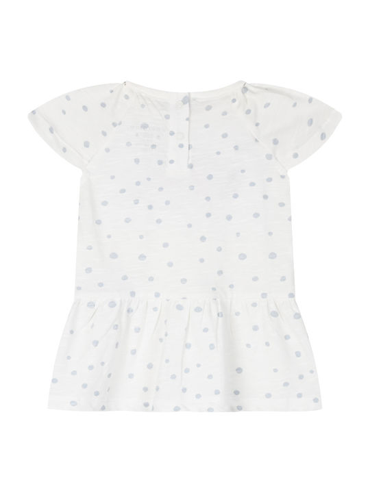 Energiers Rochie pentru Copii Polka Dot White