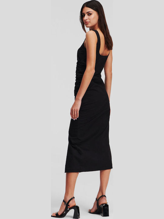 Summer Midi Dress Black