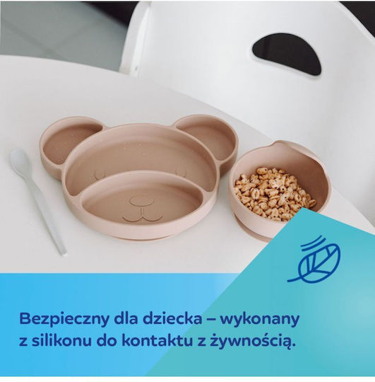 Canpol Παιδικό Πιάτο Φαγητού από Σιλικόνη
