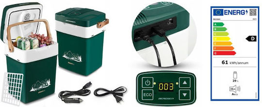 Berdsen Portable Fridge 29L 12V Green