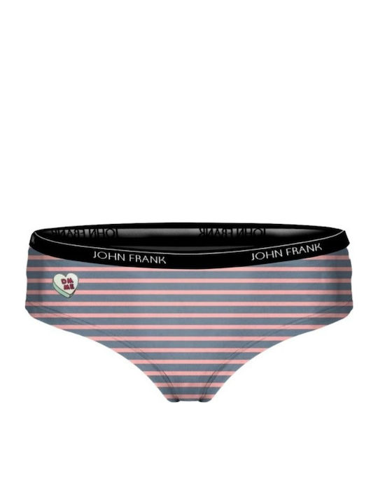 Βαμβακερά Γυναικεία Slip 3Pack Grey/Blue/Pink
