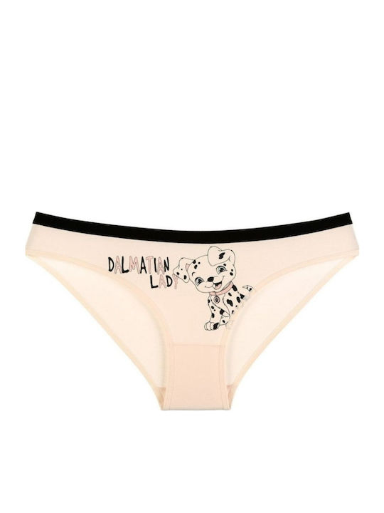 Dalmatian Βαμβακερά Femei Slip MultiPack Grey/Black/Pink