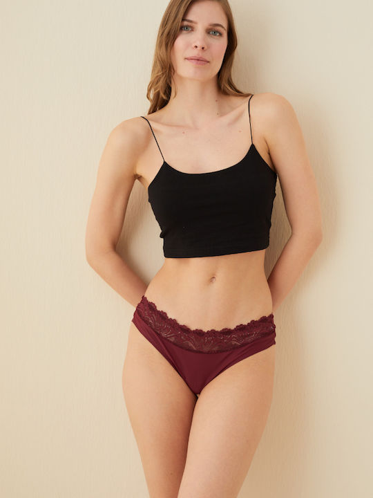 Damen Brasilien Burgundy