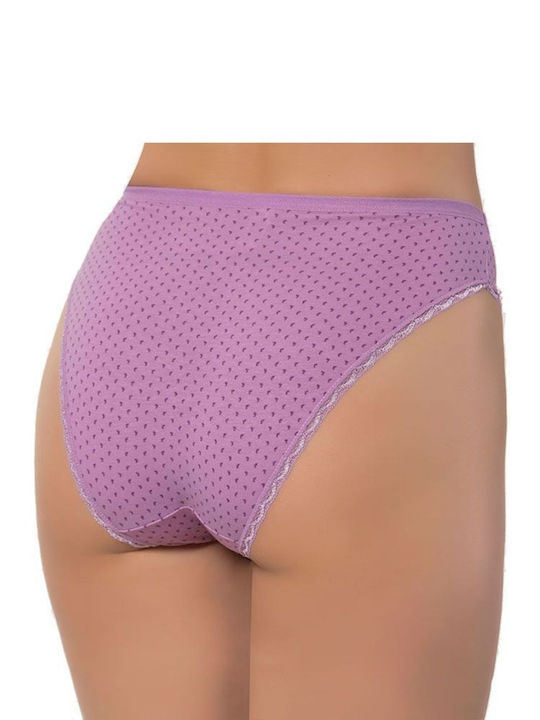 Sexen Bumbac Femeie Alunecare Violet