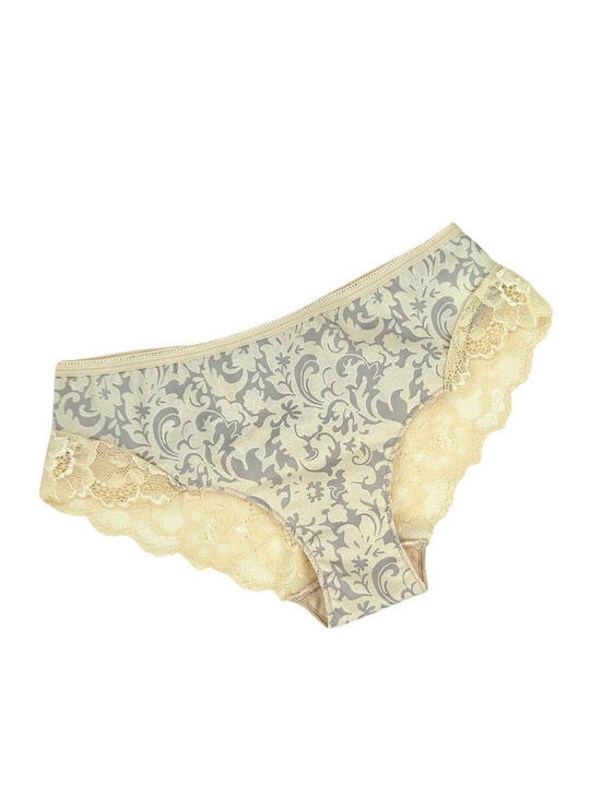 Damen Slip Beige