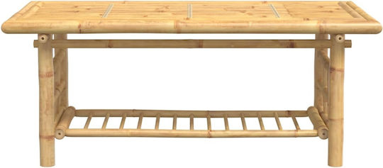 Masa Masa de lounge pentru spații exterioare de bambus CAFE 110x55x45buc