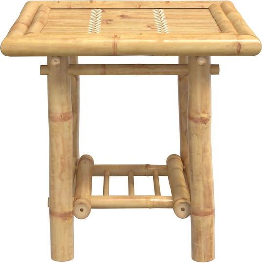 Tisch für kleine Außenbereiche aus Bambus Stabil CAFE 45x45x45cm