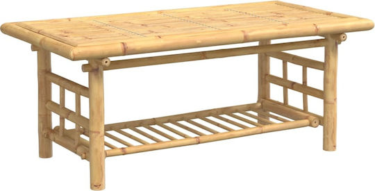 Masa Masa de lounge pentru spații exterioare de bambus CAFE 110x55x45buc