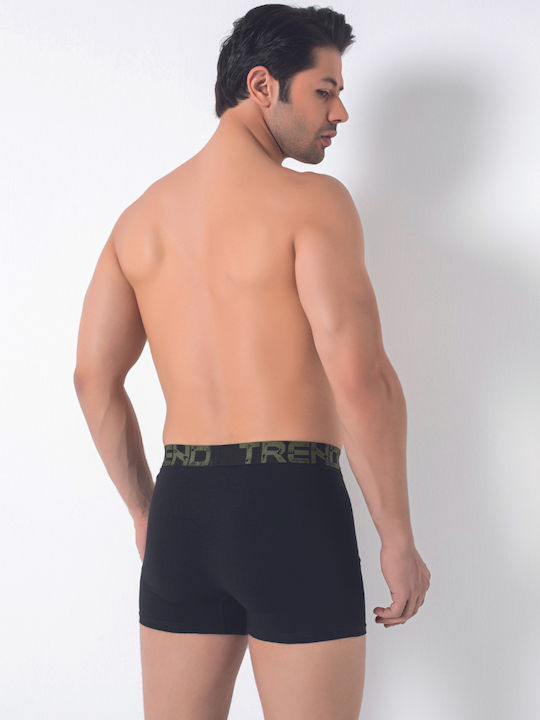 Ανδρικά Μποξεράκια Μαύρα 4Pack