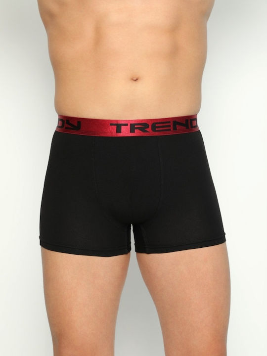 Herren Boxershorts Cotton Bordeaux 1Packung