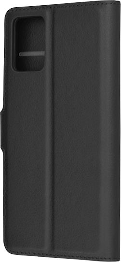 Techsuit Buchen Sie Leder Schwarz (Motorola Edge 30)