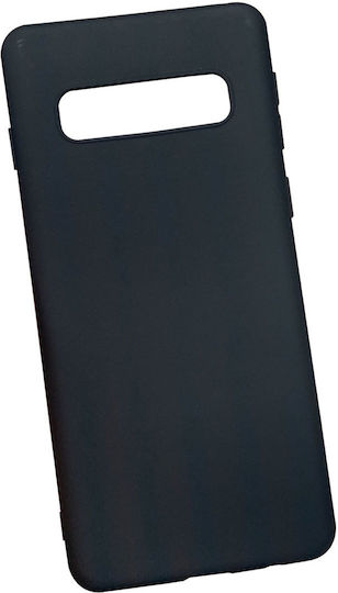Forcell Soft Back Cover Silicone Black (Galaxy S10)