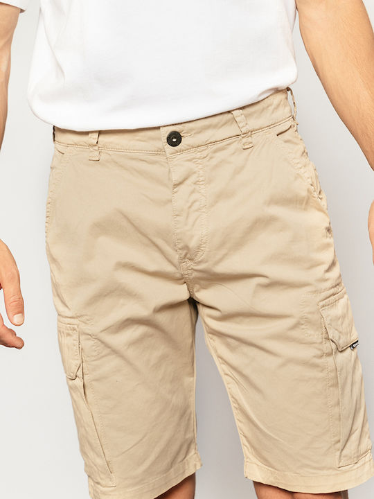 Edward Jeans Men's Shorts Cargo Beige