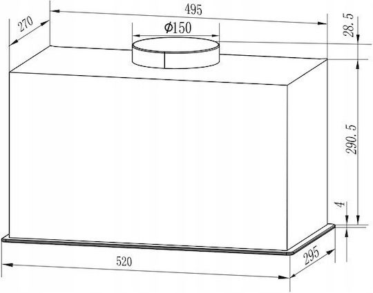 Berdsen Absaugmechanismus 52cm with Remote Control