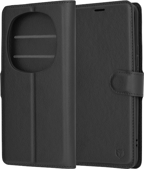 Techsuit Book Piele Negru (Honor Magic6 Pro)