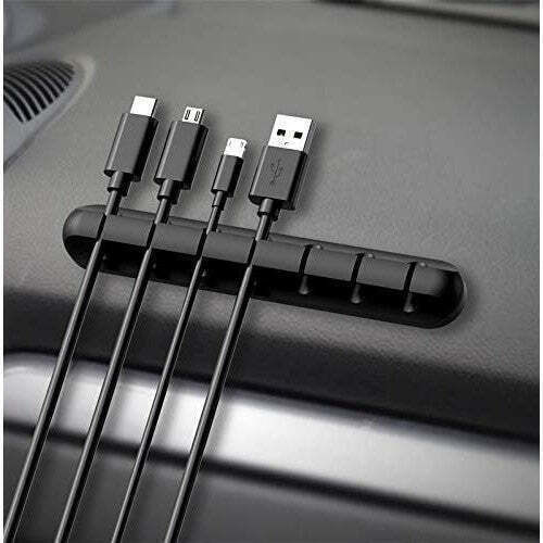 Kabelclips-Organizer Schwarz