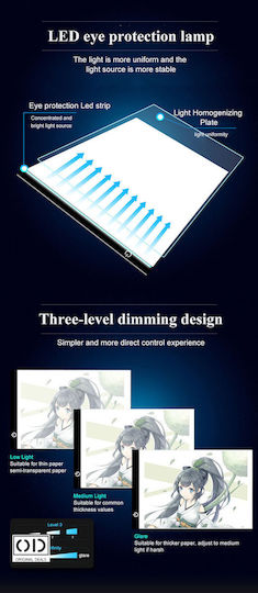 LCD Tableta de scris Alb