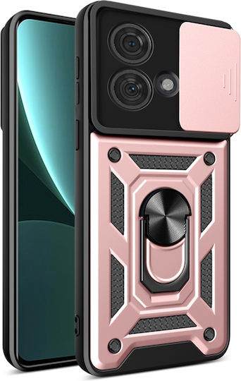 Techsuit Camshield Back Cover Plastic / Silicone Rose Gold (Motorola Edge 40 Neo)