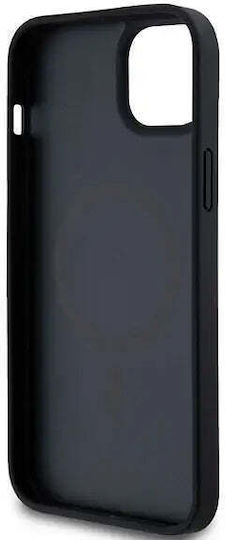 Dkny Pu-Leder Wiederholungsmuster Stapel-Logo Magsafe Hülle Iphone 15 Schwarz