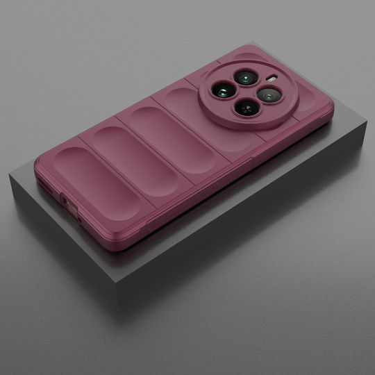 Techsuit Shield Back Cover Σιλικόνης Μπορντό (Realme 12 Pro)