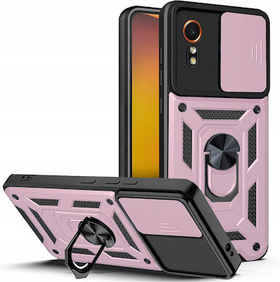 Techsuit Camshield Umschlag Rückseite Rose Gold (Samsung Galaxy Xcover7)