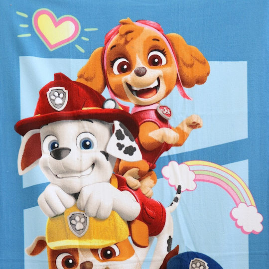 Paw Patrol Kinder Strandtuch Mikrofaser Schnelltrocknend 70x140cm Aym-275pw-btm Blau