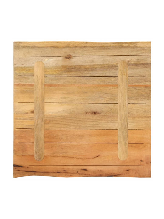 vidaXL Square Table Surface made of Solid Wood Mango 60x60x3.8cm 370738 1pcs