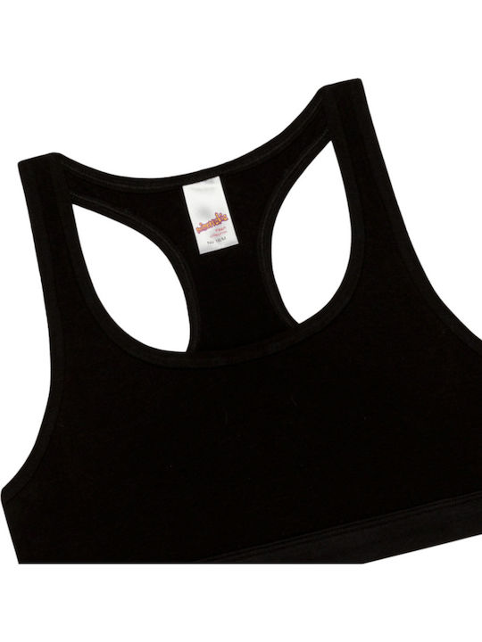 Women's Sports Bra without Padding Black