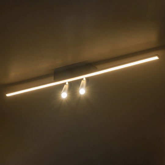 Inlight Единично LED Регулируемо бяло Спот в Черен Цвят