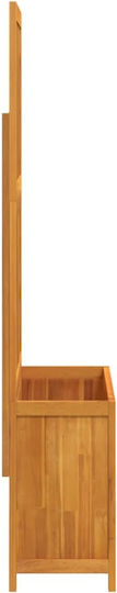 vidaXL Solid Acacia Wood Pot Wooden Cascade 100x32x165cm.