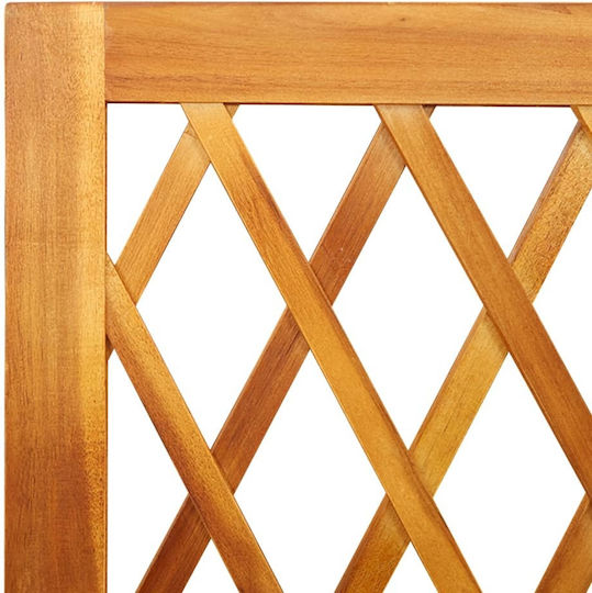 vidaXL Solid Acacia Wood Pot Wooden Cascade 100x32x165cm.