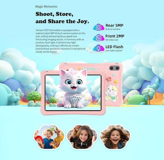 Teclast P30T Kids 10.1Инчове Таблет (4ГБ/64ГБ) Розов