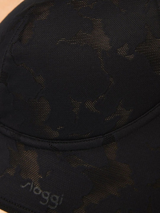 Sloggi Zero Lace 2.0 Bralette Σουτιέν Μαύρο