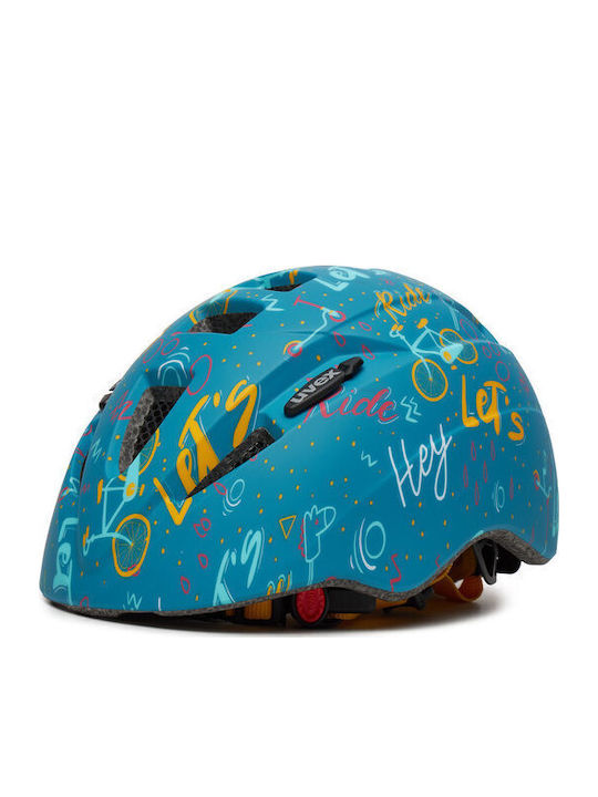 Uvex 2 CC Let's Ride Kinderfahrrad- / Rollerhelm für Stadtfahrrad Blau