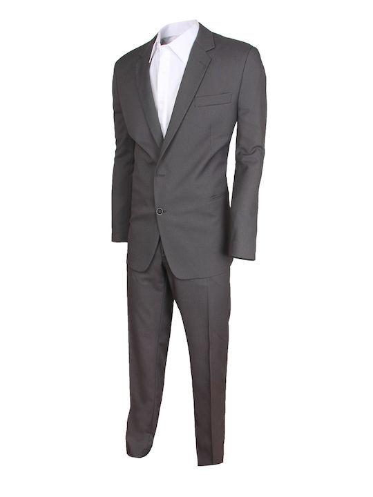 Stefansxxl Men's Suit Regular Fit Gray