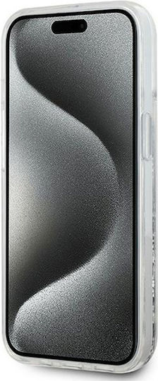 Karl Lagerfeld Liquid Glitter Choupette Umschlag Rückseite Silikon / Kunststoff Transparent (iPhone 14)