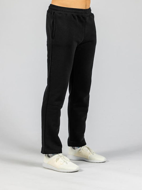 Supercotton Sweatpants with Elastic Black
