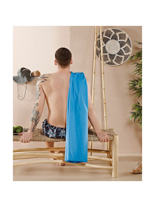 Kentia Active Microfiber Blue Gym Towel 50x90cm