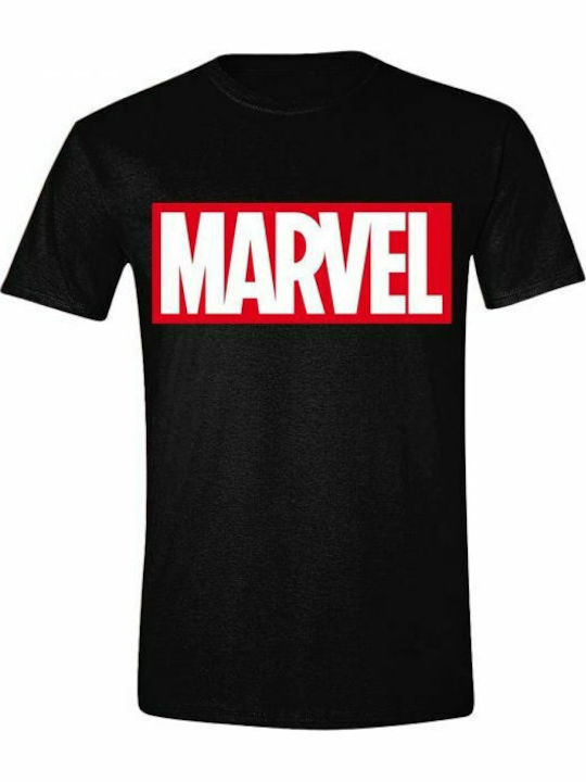 Pegasus Marvel T-shirt Μαύρο Βαμβακερό Pegasus Marvel T-shirt Μαύρο Βαμβακερό