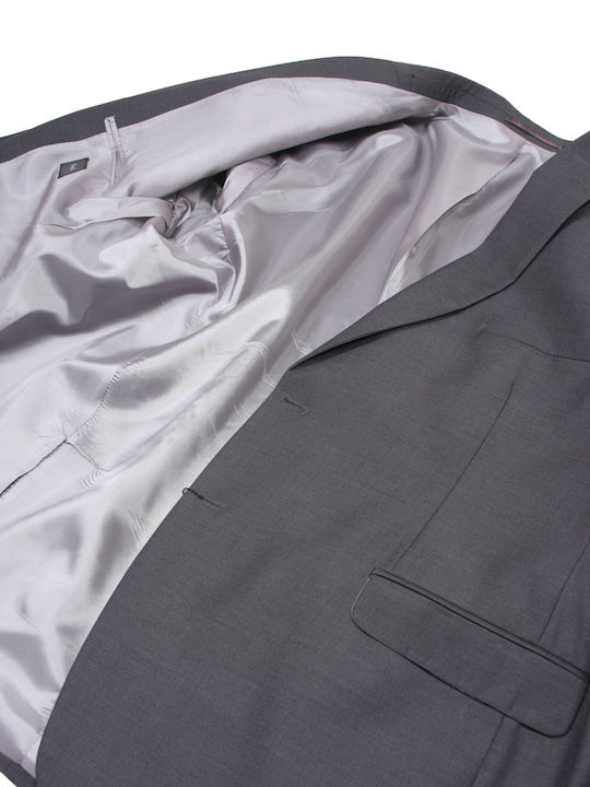Men's Winter Suit Jacket Regular Fit Gray