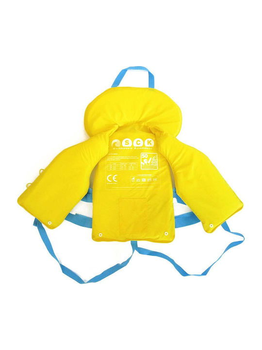 SCK Kids Life Jacket for Water Sports Yellow