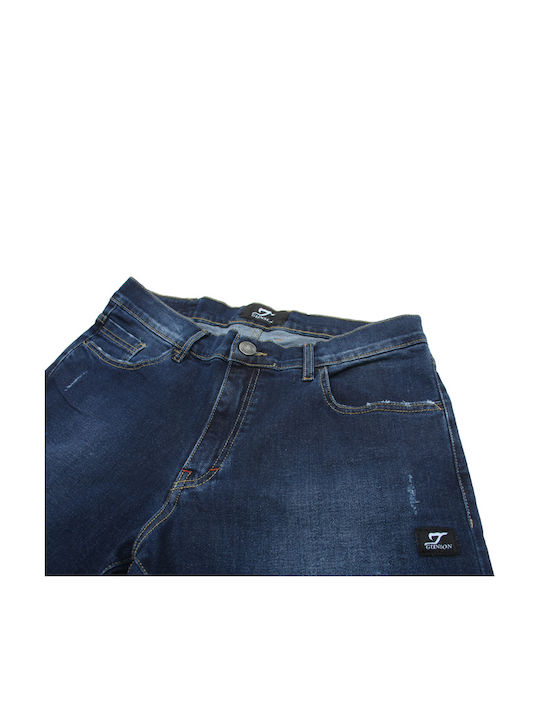 Herren Jeanshose Elastisch Gray