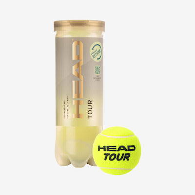 Head Tour Tournament Tennis Balls 3pcs