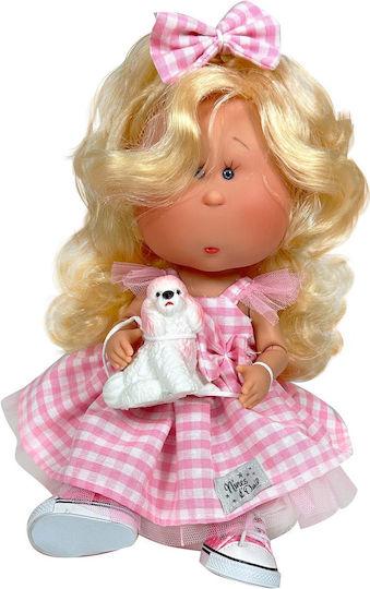 Nines D'onil Doll Mia Blond Hair A Dog Joints Vanilla Scent 30 Cm