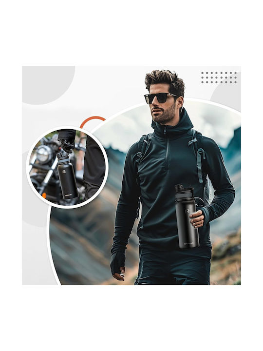 Rockbros Sticla de apa Pentru bicicleta 620ml Negru